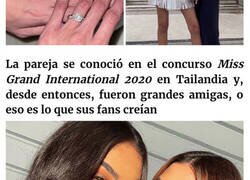 Enlace a Miss Argentina y Miss Puerto Rico revelaron por sorpresa su boda secreta en una publicación de Instagram