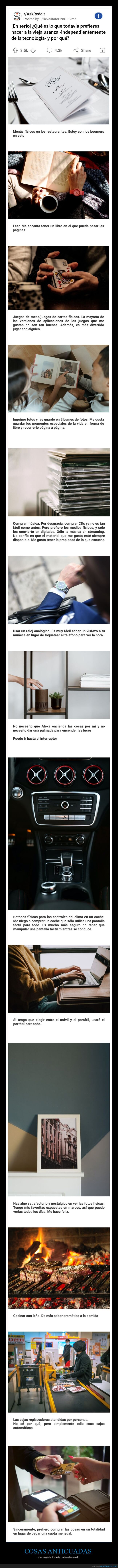 cosas anticuadas,disfrutar