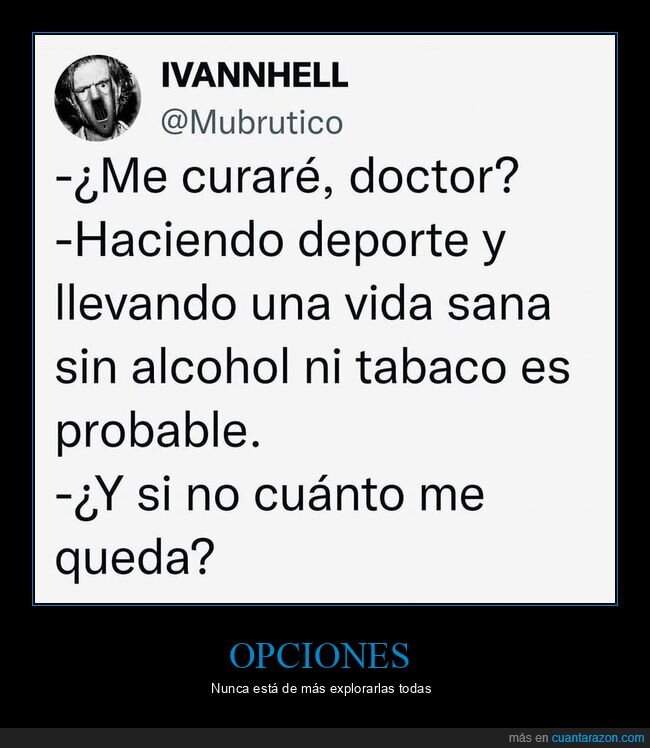 médico,curarse,alcohol,tabaco