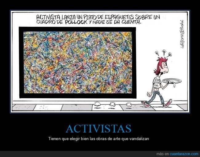 activistas,cuadro,pollock,darse cuenta