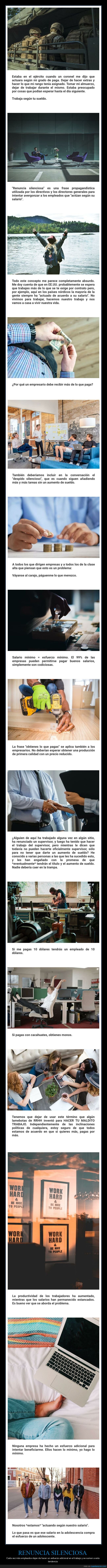 renuncia silenciosa,trabajo,esfuerzo