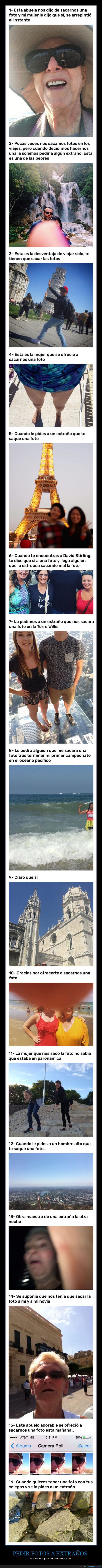 vacaciones,fotos,extraños