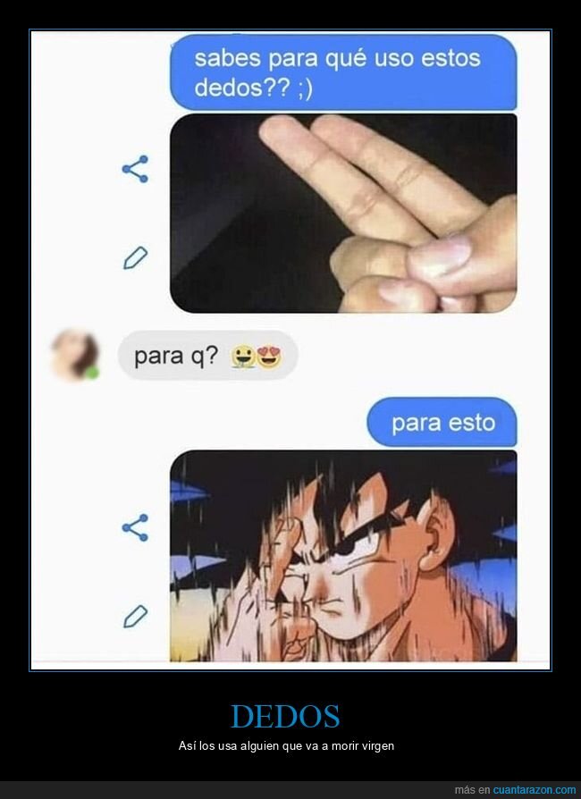 dedos,transmisión instantánea,dragon ball