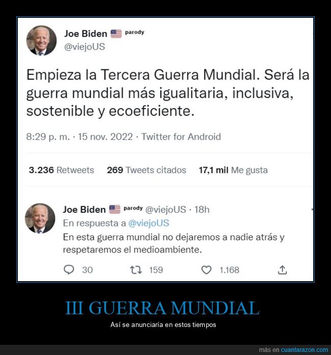 iii guerra mundial,igualitaria,inclusiva