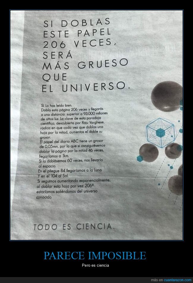 doblar,papel,grueso,universo