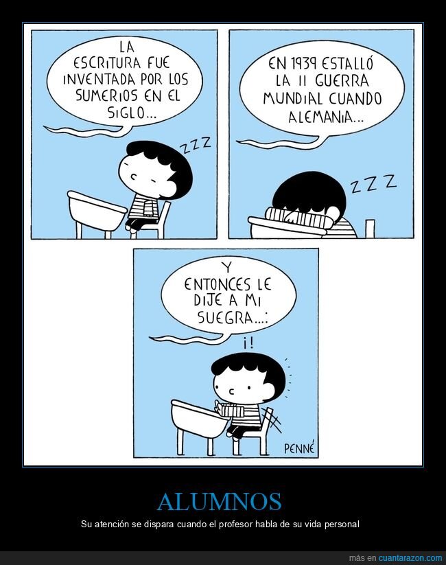 alumnos,profesor,vida