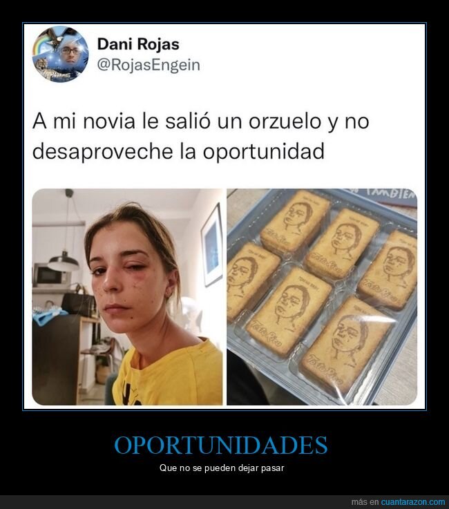 orzuelo,galletas,novia