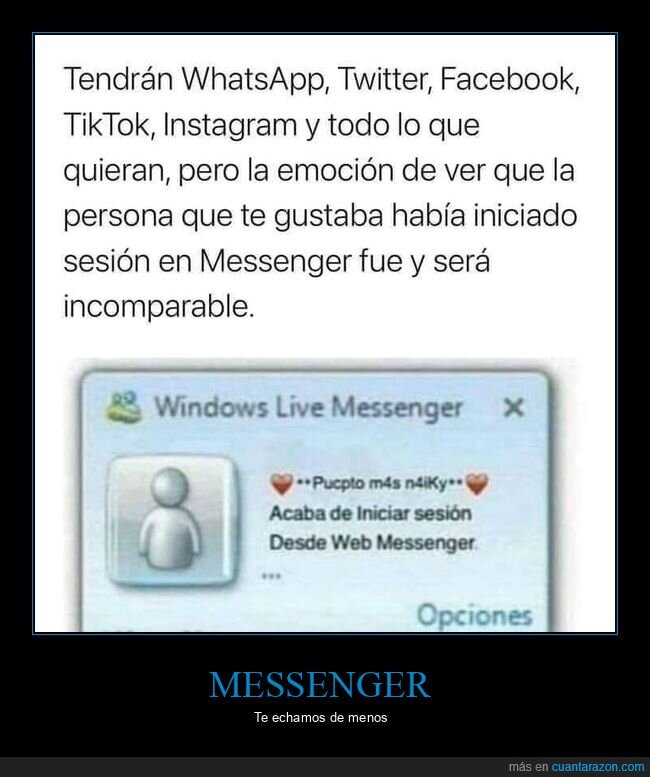 messenger,emoción,nostalgia