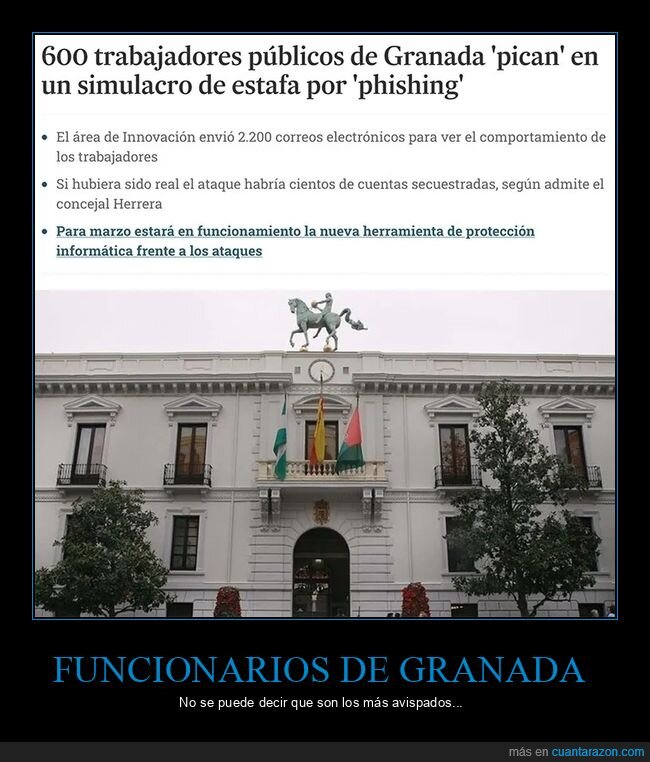 granada,phishing,simulacro