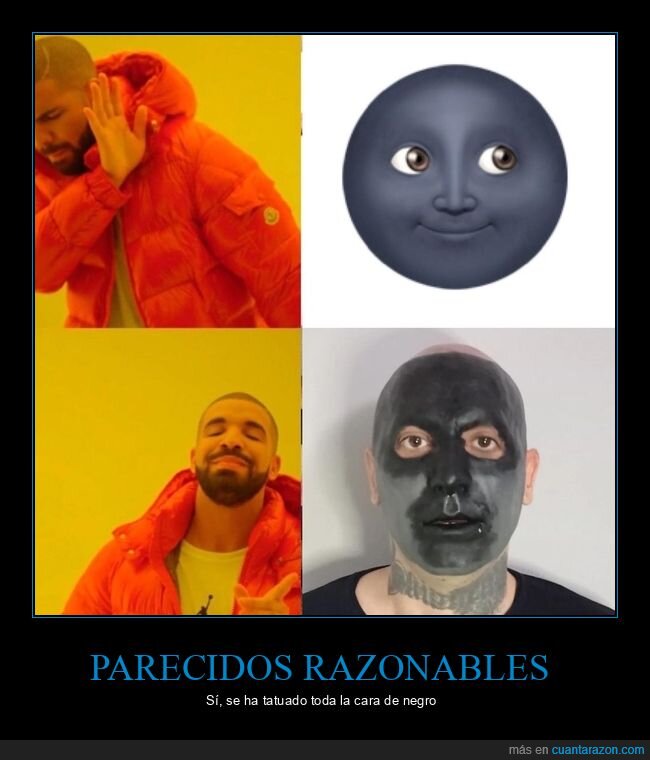 luna,emoji,cara,tatuaje,drake,parecidos