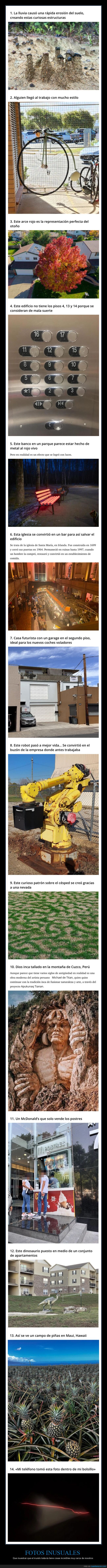 cosas sorprendentes,inusuales