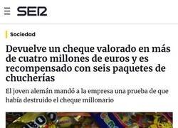 Enlace a Buena acción recompensada