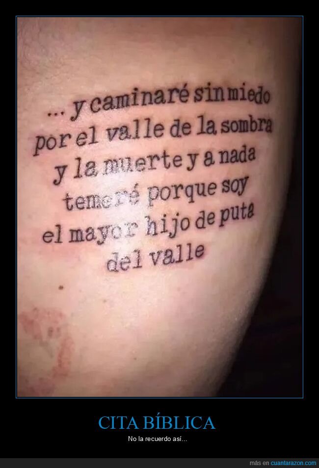 tatuaje,valle de la sombra y la muerte,wtf