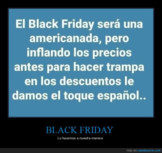 black friday,americanada,precios,españa