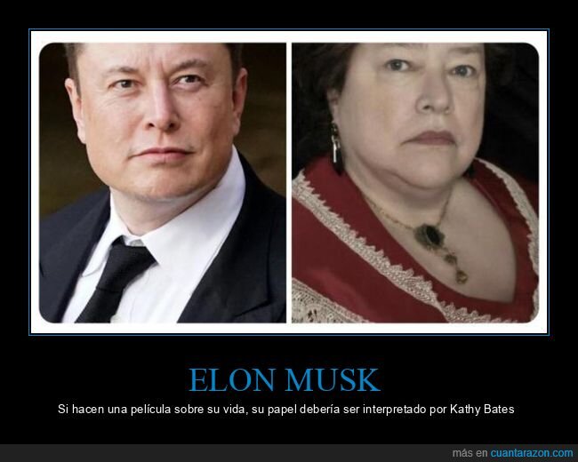 elon musk,kathy bates,película