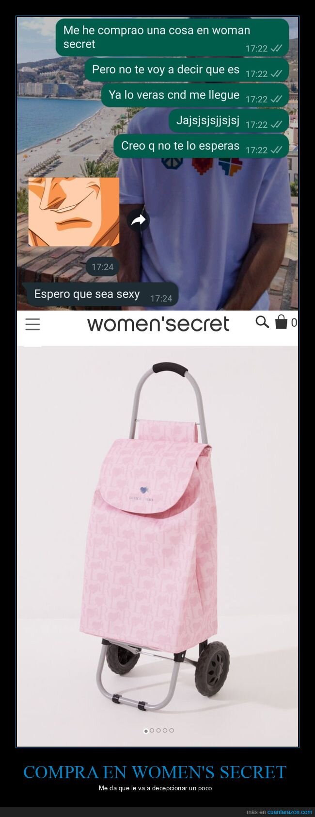 novia,women's secret,carrito de la compra