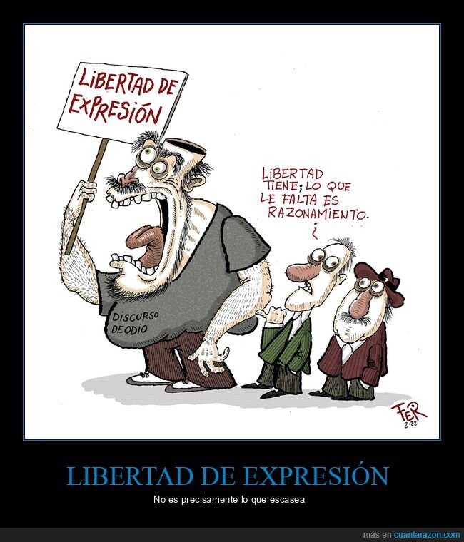 libertad de expresión,razonamiento