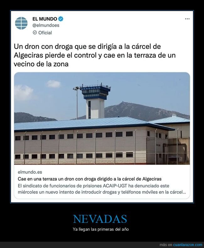 cárcel,droga,dron,terraza,wtf