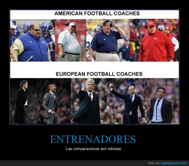 entenadores,fútbol americano,europeos,fútbol