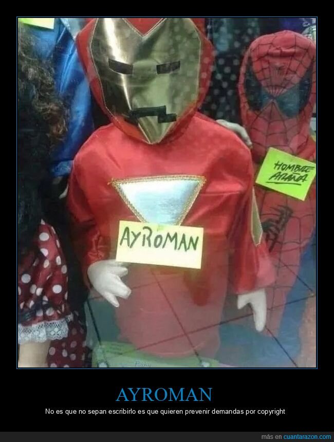 ayroman,disfraz,fails,iron man