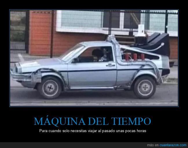 máquina del tiempo,regreso al futuro,coche,cutre