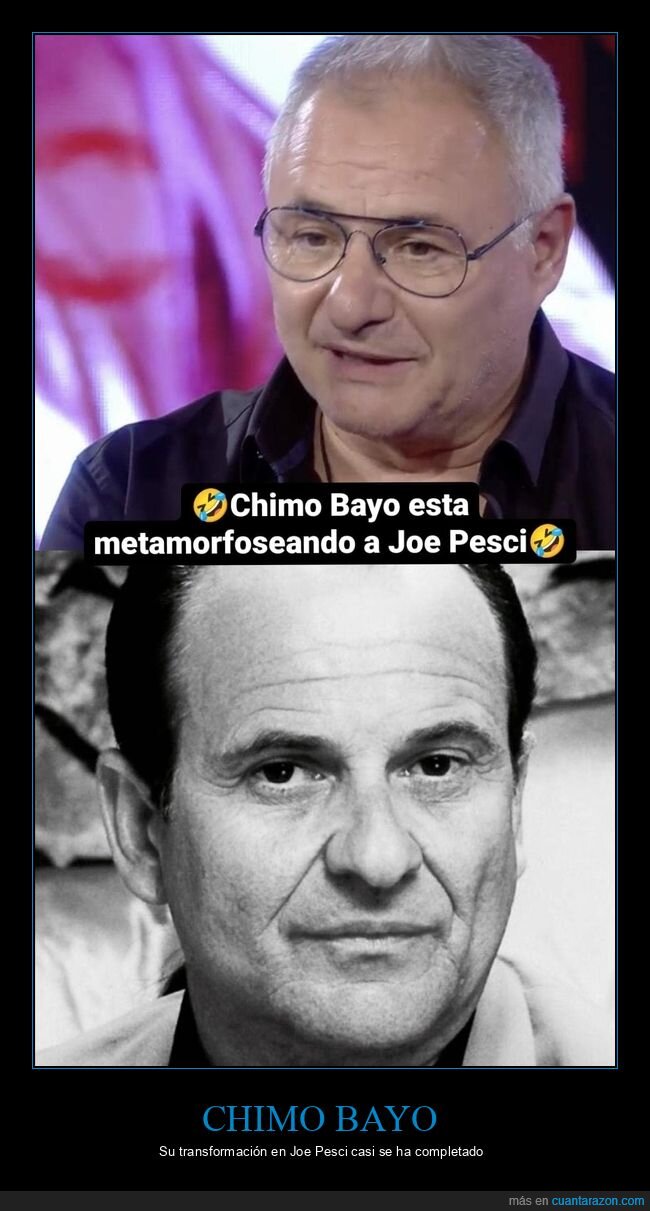 cimo bayo,joe pesci,parecidos