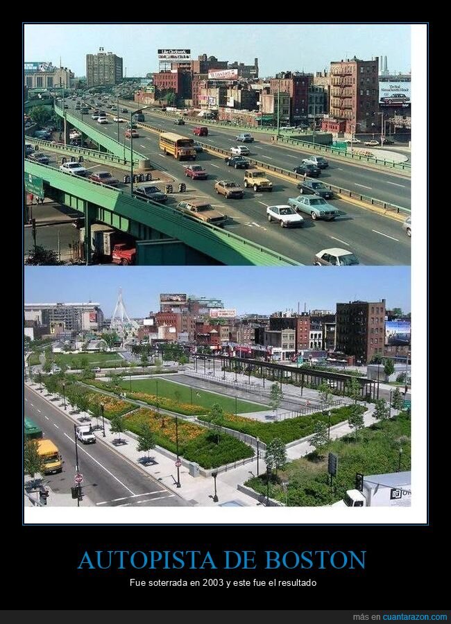 autopista,boston,soterramiento,antes,después