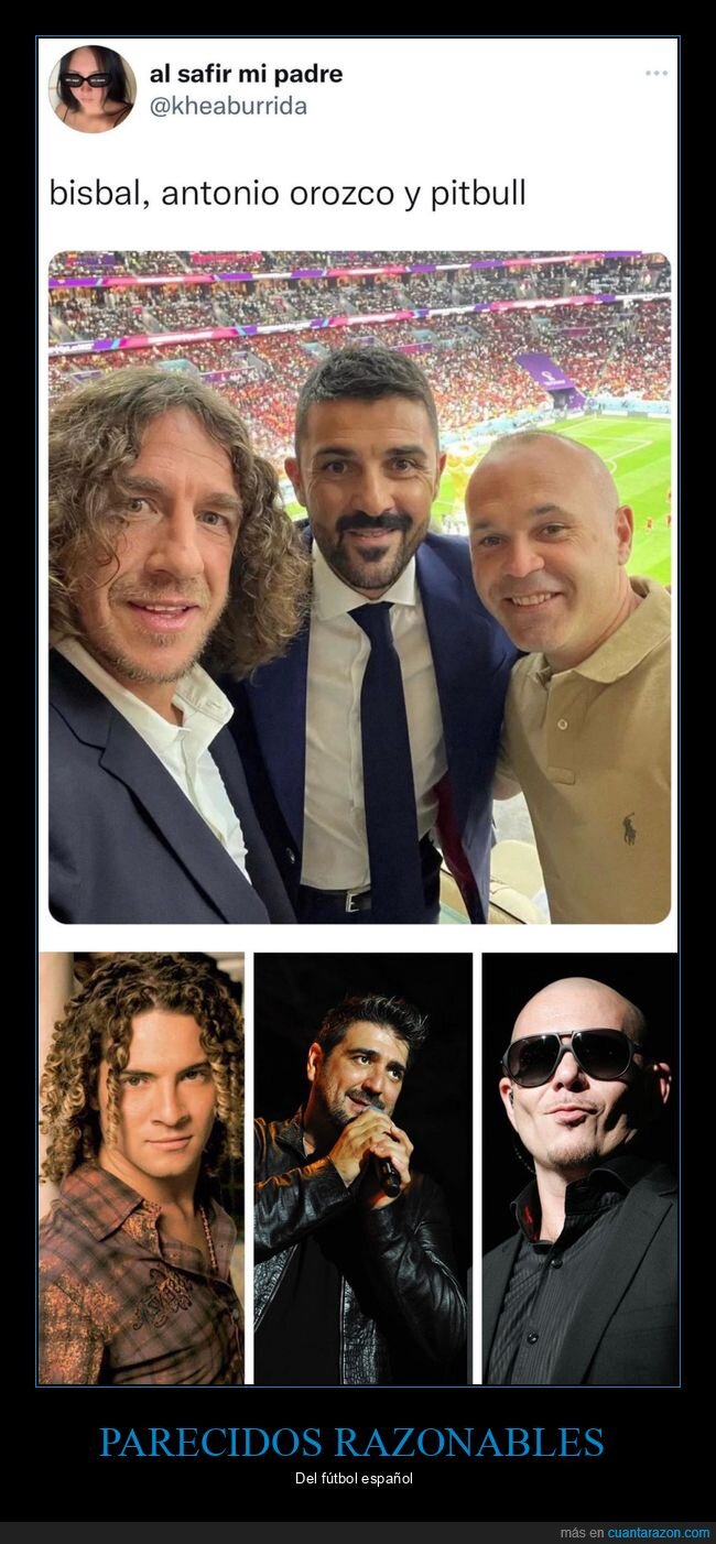 puyol,villa,iniesta,bisbal,orozco,pitbull