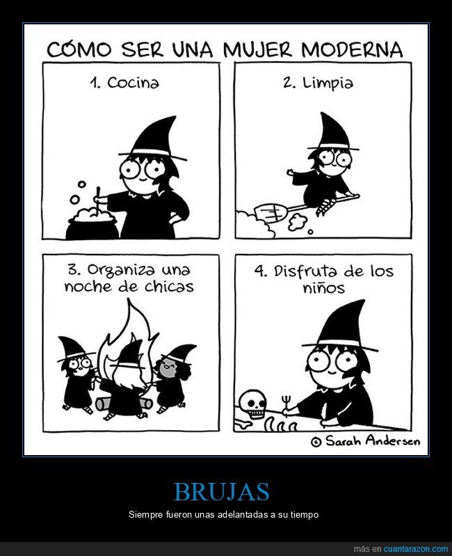 mujer moderna,brujas