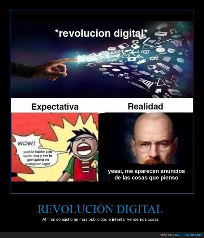 revolución digital,expectativa,realidad,anuncios