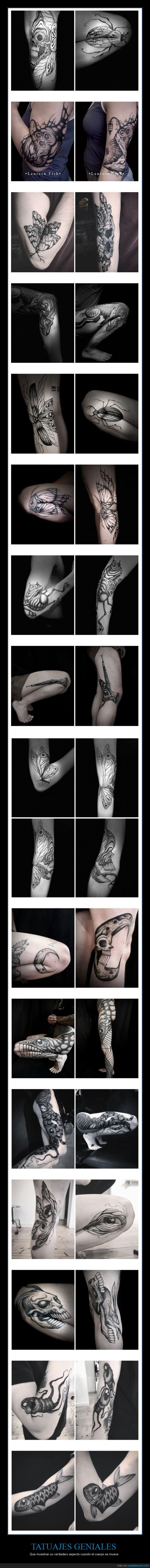tatuajes,aspecto,moverse