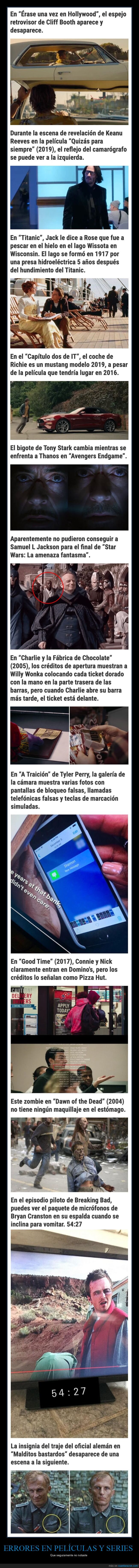 errores,películas,series