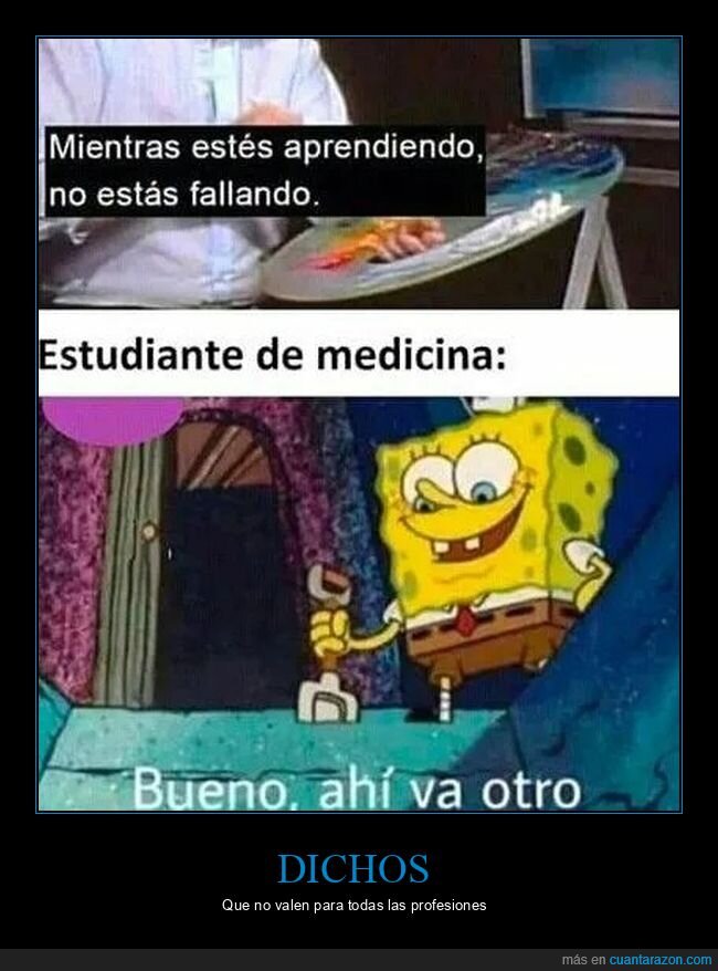 aprendiendo,fallando,medicina