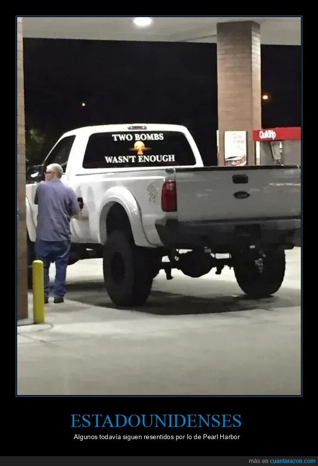 bomba atómica,bombas,camioneta,pegatina,wtf