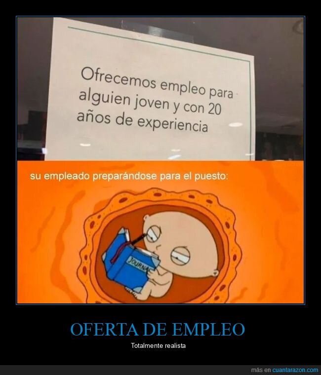 carteles,experiencia,oferta de empleo