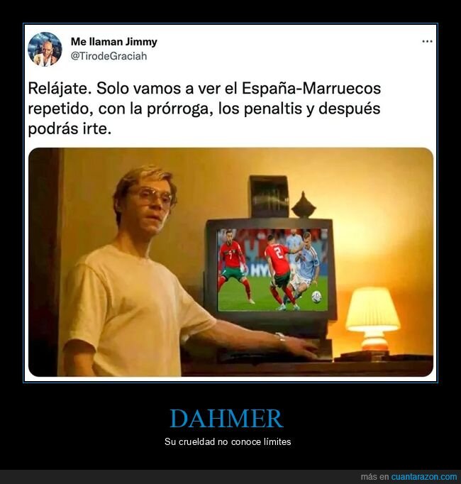 españa,fútbol,jeffrey dahmer,marruecos,mundial,qatar