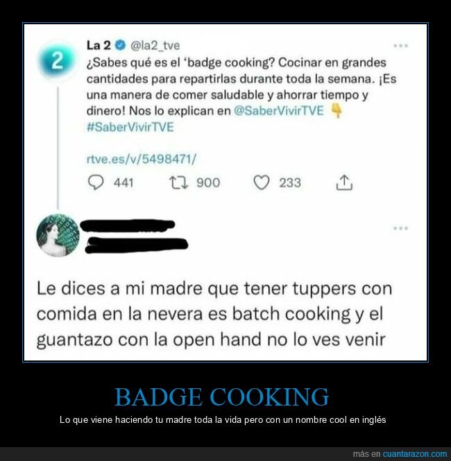 badge cooking,tuppers,comida