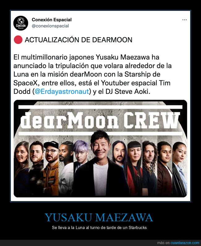 yusaku maezawa,luna