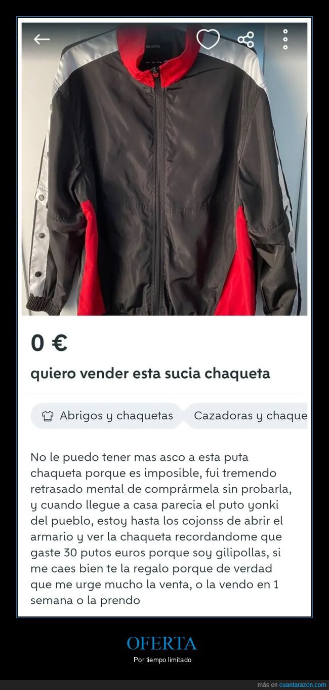 anuncios,chaqueta,wallapop