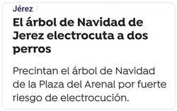 Enlace a Árbol de navidad peligroso