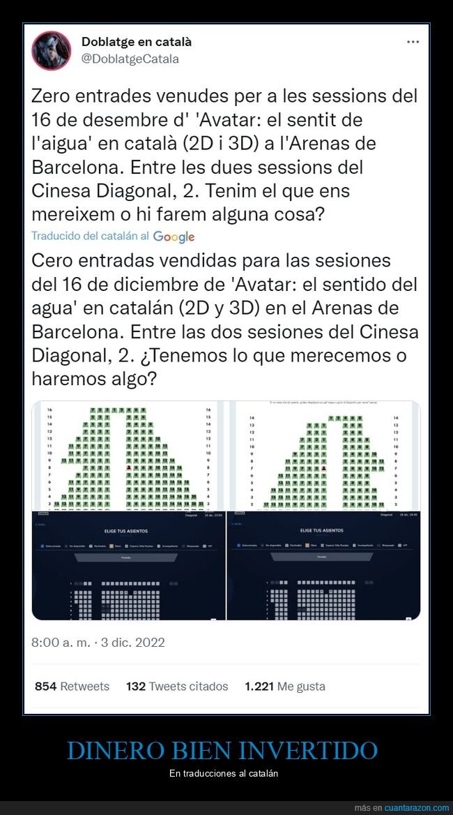 doblaje,catalán,cine,avatar