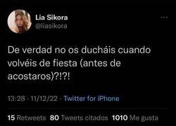 Enlace a ¿Ducha al volver de fiesta?