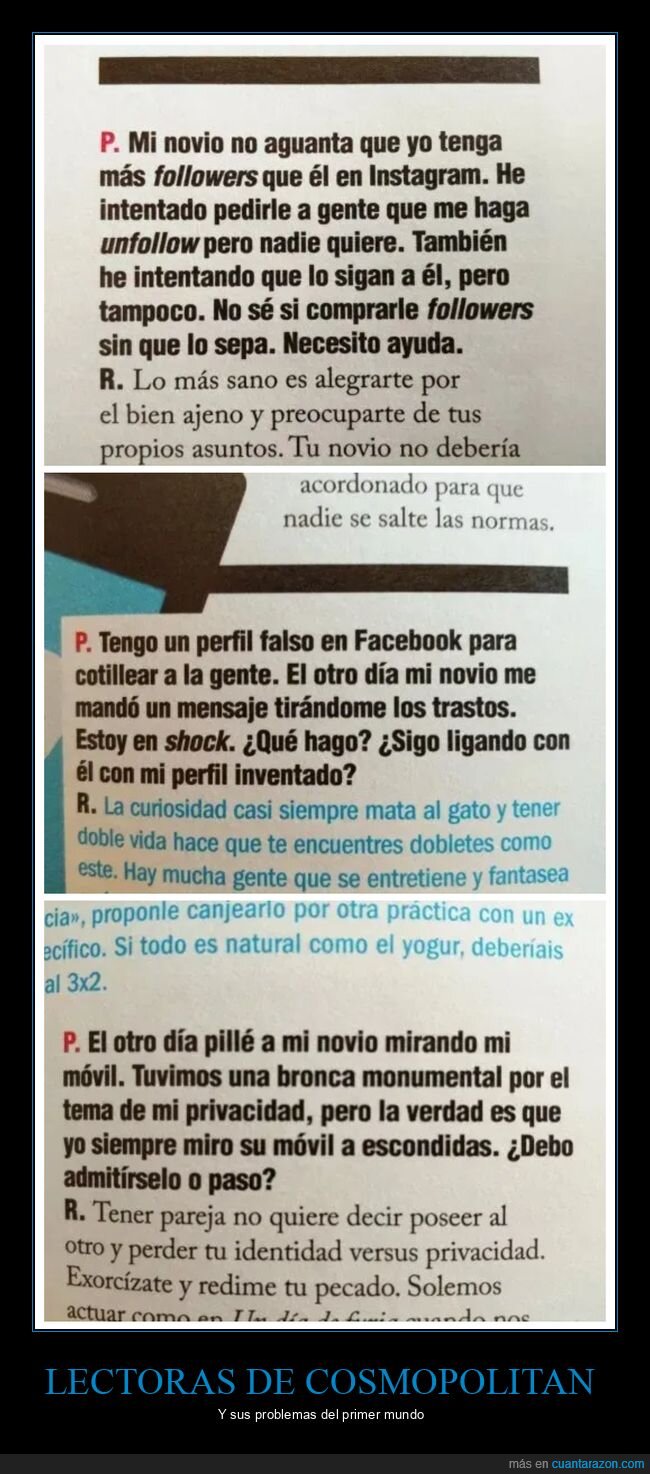 consultorio,cosmopolitan,redes sociales