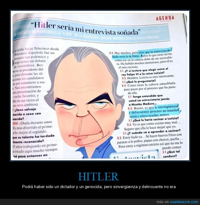 bertín osborne,entrvistar,hitler,nicolás maduro