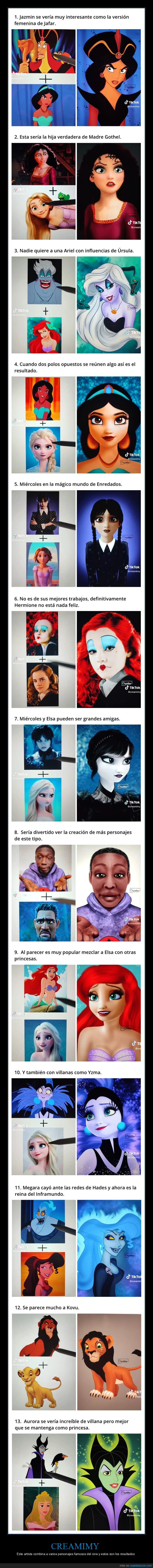 creamimy,combinar,personajes