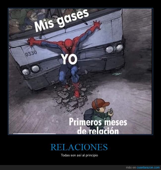 gases,primeros meses,relación