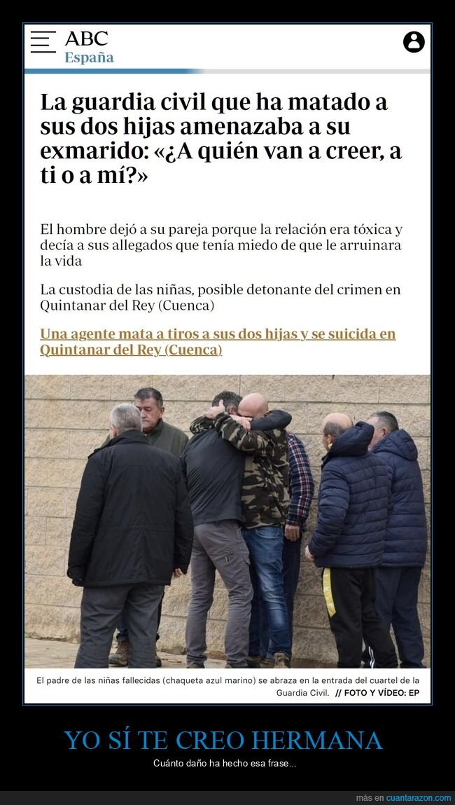 guardia civil,matar,hijas,creer