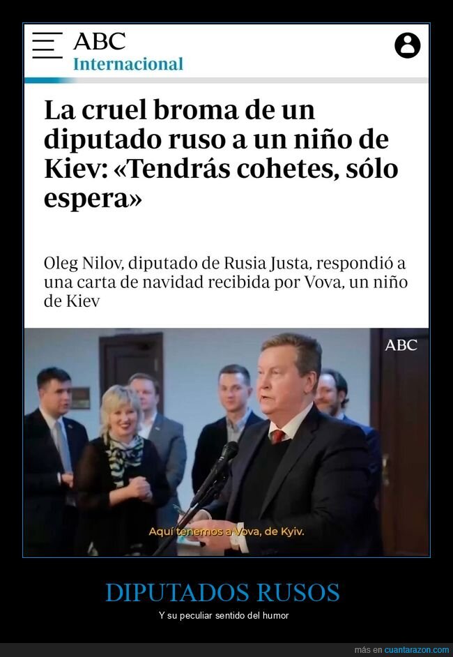 diputado,ruso,niño,kiev,cohetes