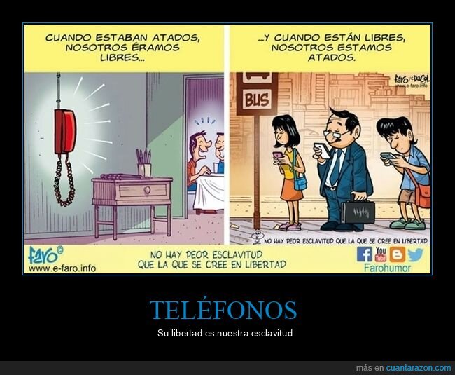 teléfonos,atados,libres
