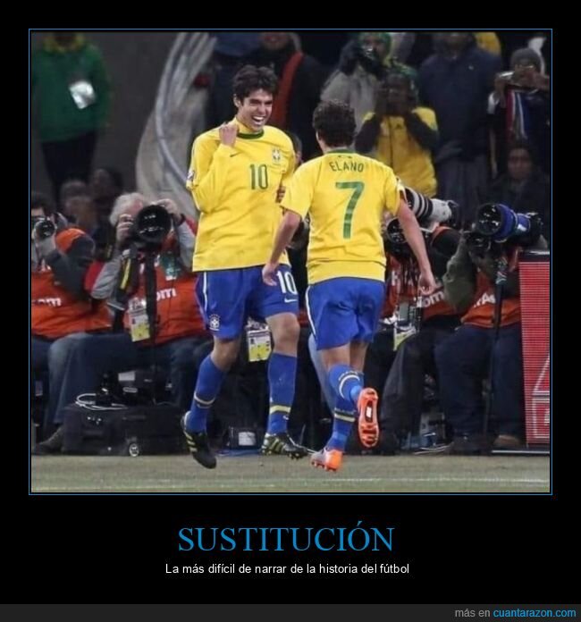 sustitución,elano,fútbol